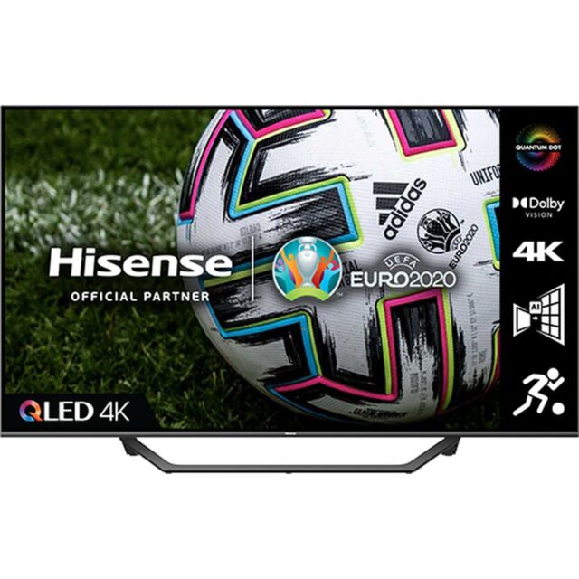 Hisense 65A7GQTUK 65' Qled 4K Uhd Hdr Smart TV With Hdr10+ Dolby Visionâ„¢ Dolby Atmosâ® And Alexa +