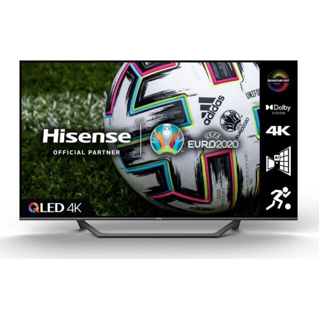 Hisense 65A7GQTUK 65' Qled 4K Uhd Hdr Smart TV With Hdr10+ Dolby Visionâ„¢ Dolby Atmosâ® And Alexa +
