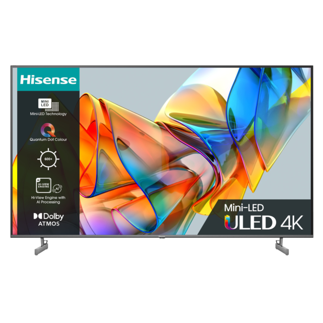 Hisense 65U6KQTUK 65inch 4K Ultra HD Mini-LED Smart TV