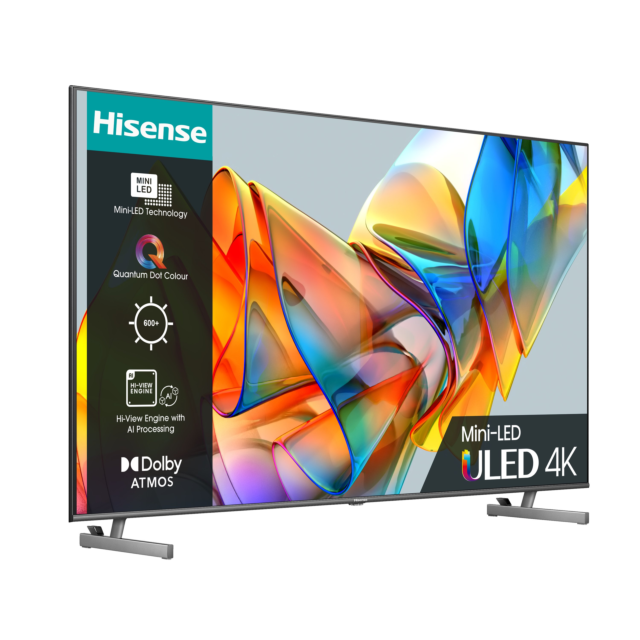 Hisense 65U6KQTUK 65inch 4K Ultra HD Mini-LED Smart TV