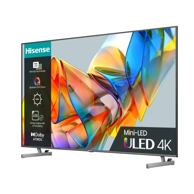 Hisense 65U6KQTUK 65inch 4K Ultra HD Mini-LED Smart TV
