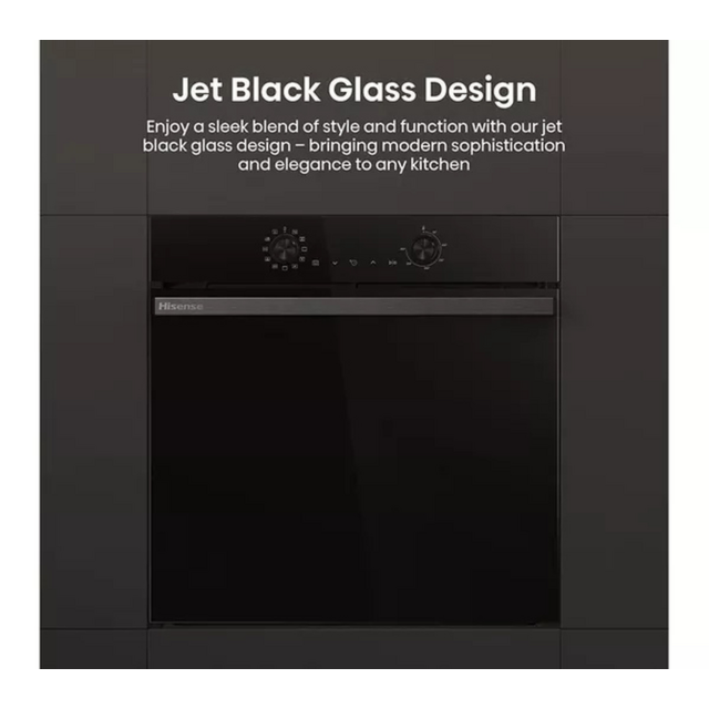 Hisense BI622ABPGUK Built-In Electric Steam Oven Jet Black