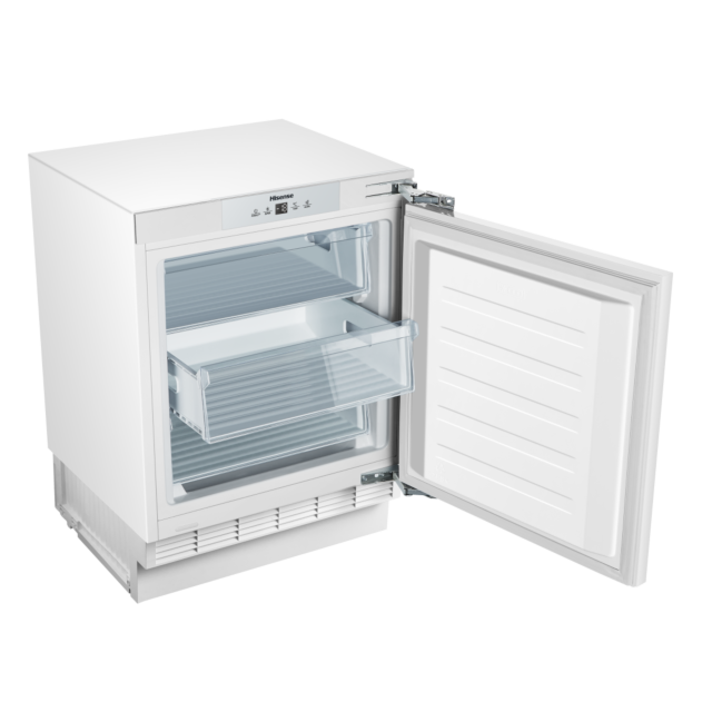 Hisense FUV124D4AW1 59.5cm Integrated Static Undercounter Freezer - White