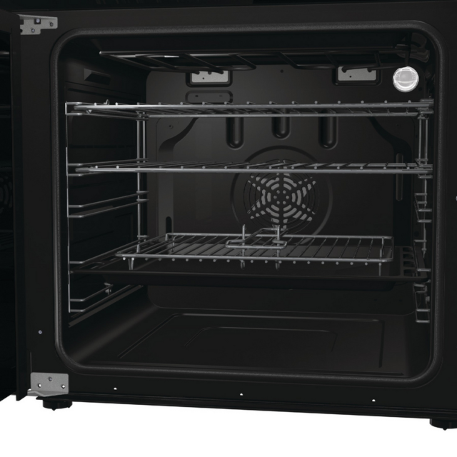 Hisense HDE3211BBUK Double Oven Cooker 60cm Ceramic Hob