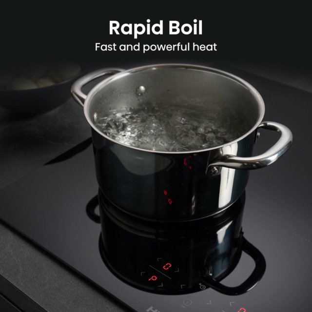 Hisense HI6401BSC 59.5cm Induction Hob - Black