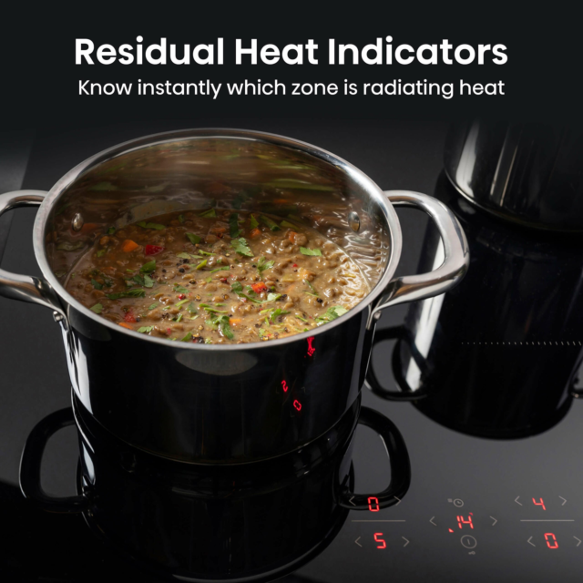 Hisense HI6401BSC 59.5cm Induction Hob - Black