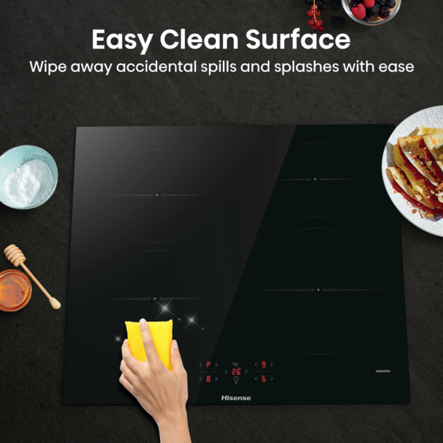 Hisense HI6401BSC 59.5cm Induction Hob - Black