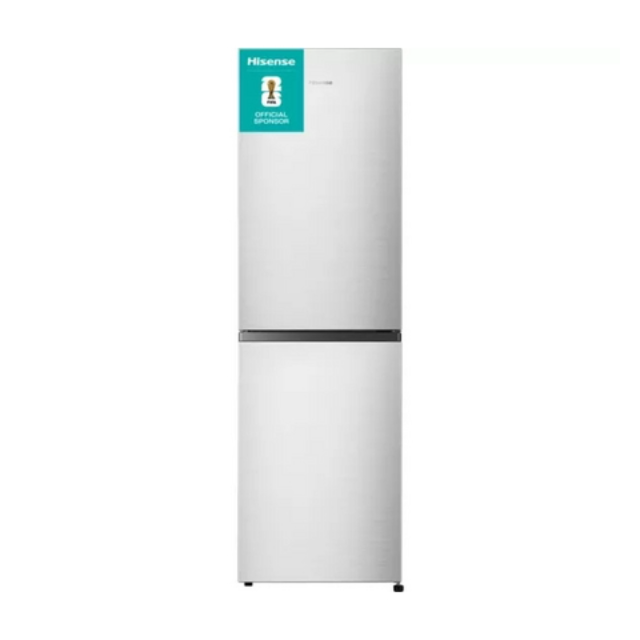 Hisense RB327N4BCE 50/50 Total No Frost Fridge Freezer - Stainless Steel