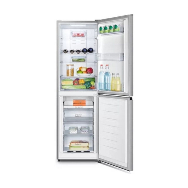 Hisense RB327N4BCE 50/50 Total No Frost Fridge Freezer - Stainless Steel