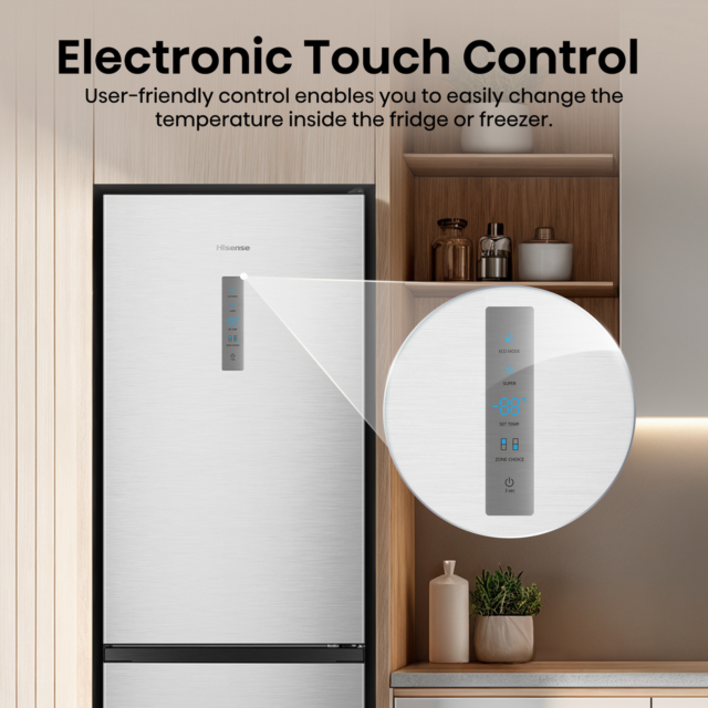 Hisense RB395N4BCE 60/40 Frost-Free Fridge Freezer