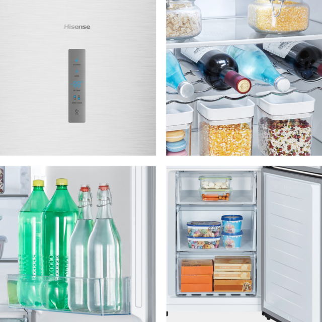 Hisense RB395N4BCE 60/40 Frost-Free Fridge Freezer