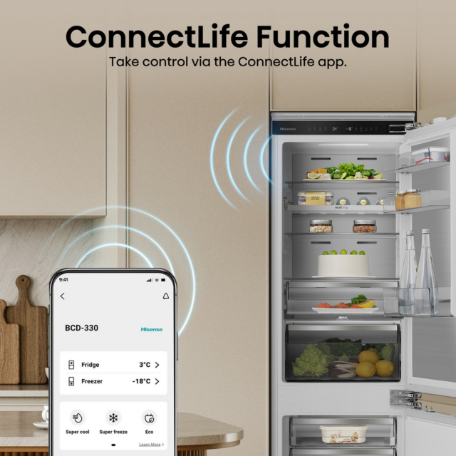 Hisense RB5B250SSWC1 Integrated 60/40 Smart Fridge Freezer