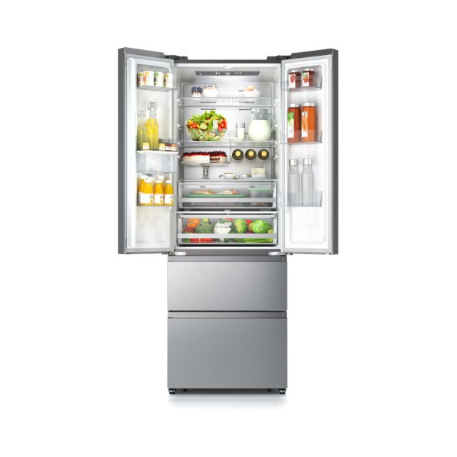 Hisense RF632N4WIF 70.4Cm Frost Free Fridge Freezer - Stainless Steel