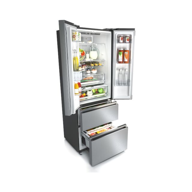 Hisense RF632N4WIF 70.4Cm Frost Free Fridge Freezer - Stainless Steel