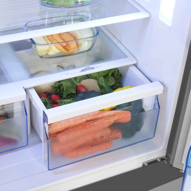 Hisense RQ560N4WC1 American Style Fridge Freezer - Stainless Steel Effect 