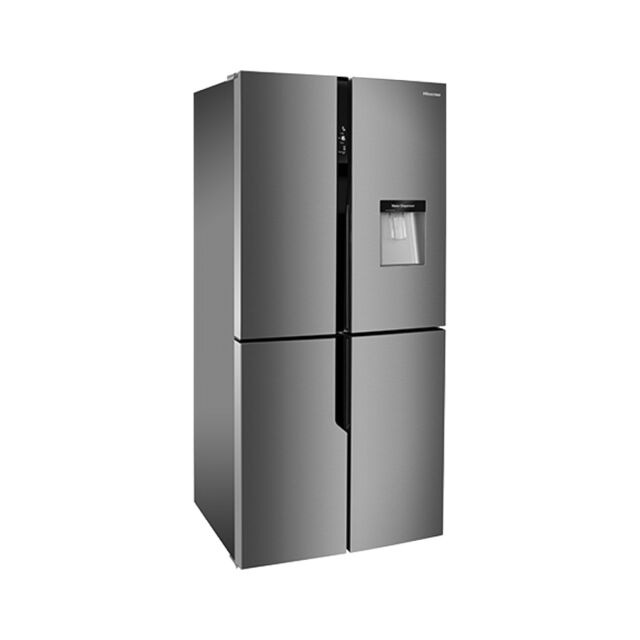 Hisense RQ560N4WC1 American Style Fridge Freezer - Stainless Steel Effect 