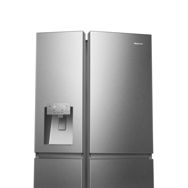 Hisense RS818N4TIF 91cm Frost Free Fridge Freezer - Stainless Steel