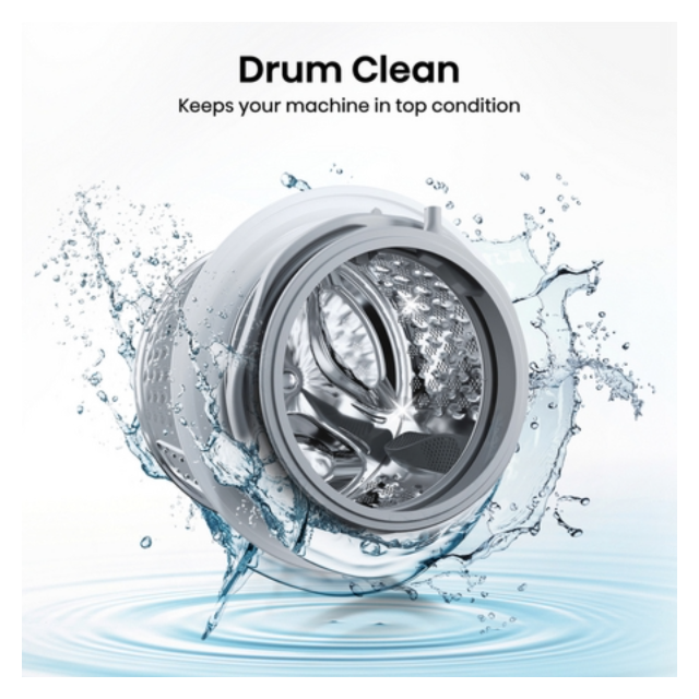 Hisense WF1Q8041BW 8kg 1400 Spin, Steam Washing Machine - White