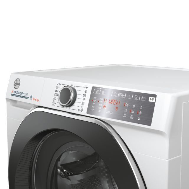 Hoover HDDB4106AMBC-80 10kg/6kg 1400 Spin Washer Dryer - White & Black
