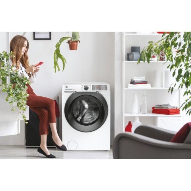 Hoover HDDB4106AMBC-80 10kg/6kg 1400 Spin Washer Dryer - White & Black