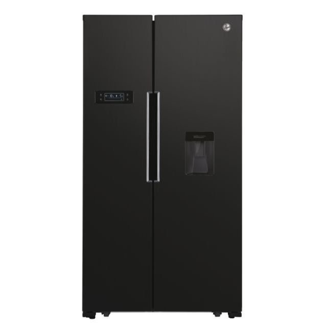 Hoover HHSBSO 6174BWDK HHSBSO6174BWDK 90cm American Style Fridge Freezer - Black