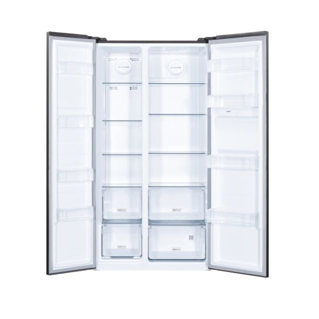 Hoover HHSBSO 6174BWDK HHSBSO6174BWDK 90cm American Style Fridge Freezer - Black