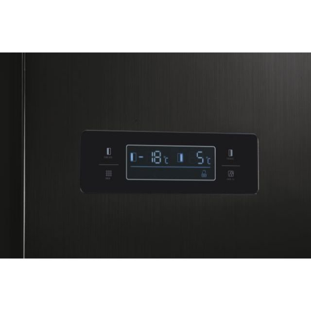 Hoover HHSBSO 6174BWDK HHSBSO6174BWDK 90cm American Style Fridge Freezer - Black