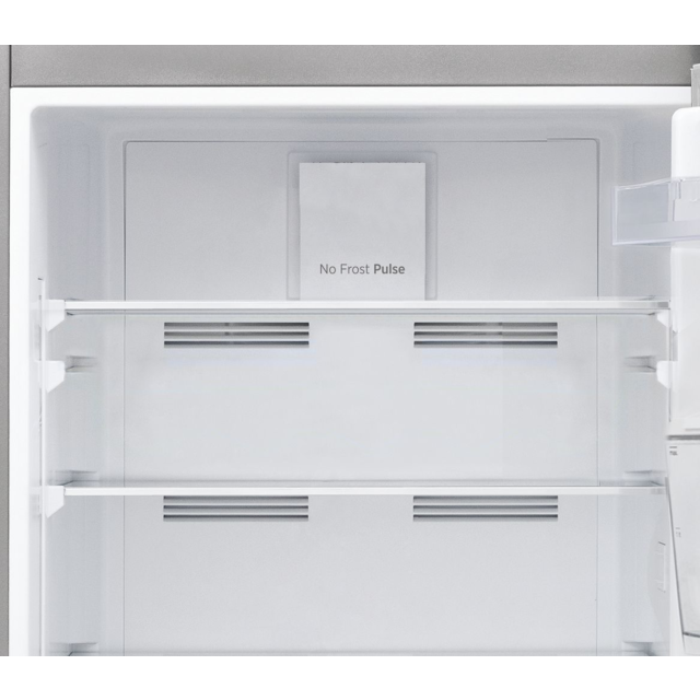 Hoover HOCV1T618EWXK 60Cm Frost Free Fridge Freezer In Silver With Drinks Dispenser 