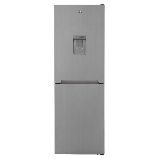 Hoover HOCV1T618EWXK 60Cm Frost Free Fridge Freezer In Silver With Drinks Dispenser 