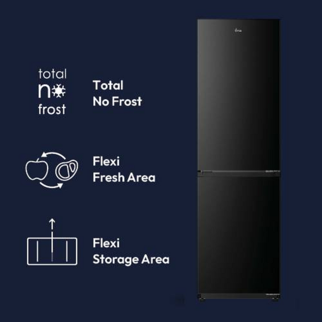 Hoover HONCQ3T518ENTK Total No Frost Fridge Freezer Black
