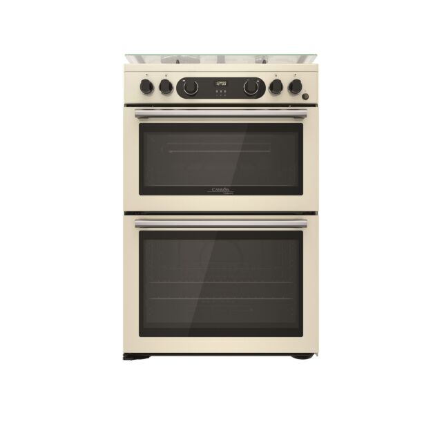 Hotpoint CD67G0C2CJ 60cm Double Gas Cooker with Lid - Jasmine