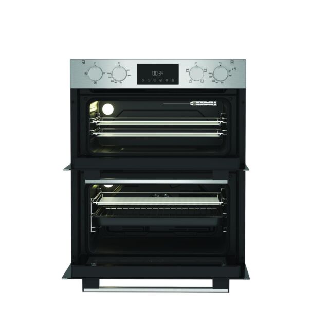 Hotpoint DUH10DIX DUH10DIX 59.4cm Built In Electric Double Oven - Stainless Steel