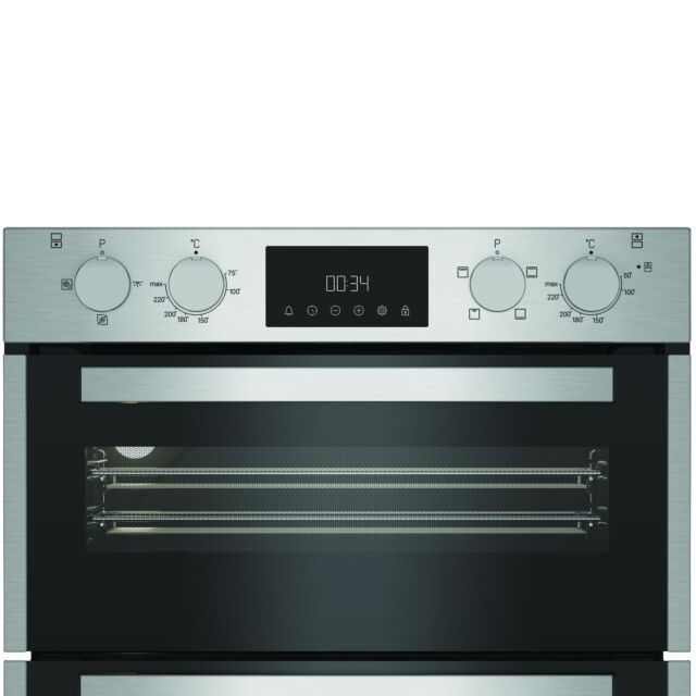 Hotpoint DUH10DIX DUH10DIX 59.4cm Built In Electric Double Oven - Stainless Steel