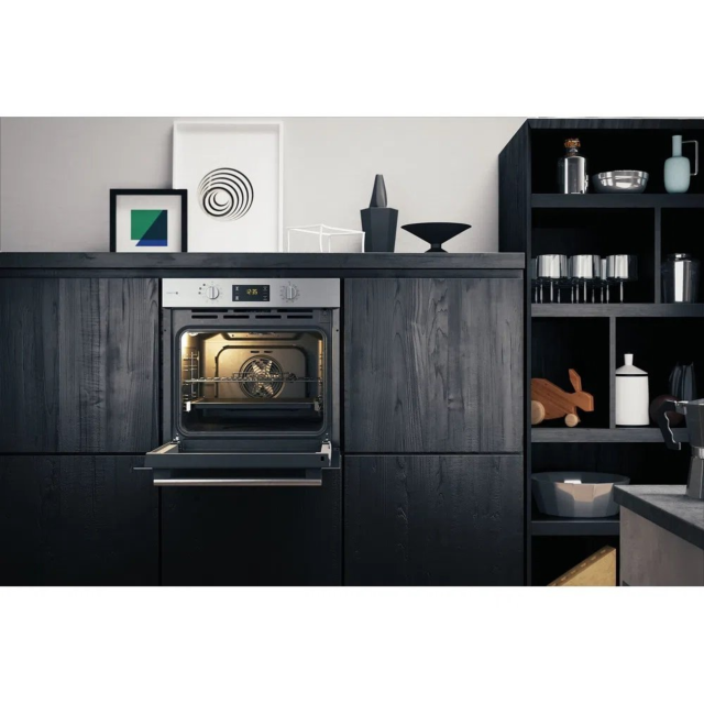 Hotpoint FA4S544IXH 59.5cm Built In Electric Single Oven - Inox