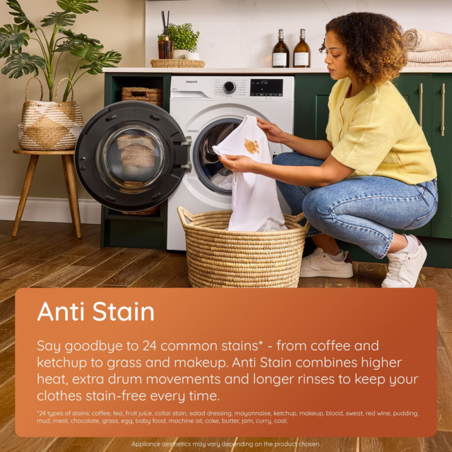 Hotpoint H101GANTISTAIN 10kg 1400 Spin Washing Machine