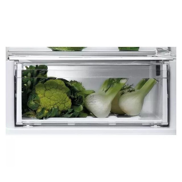 Hotpoint H1NT811EOX1 59.5cm 60/40 Manual Fridge Freezer - Stainless Steel