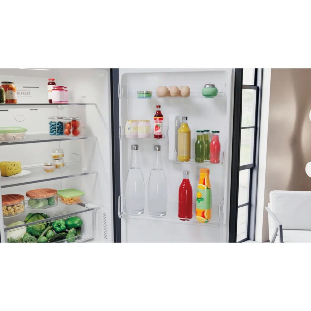 Hotpoint H5X82OSK 59.6cm 60/40 Frost Free Fridge Freezer - Silver