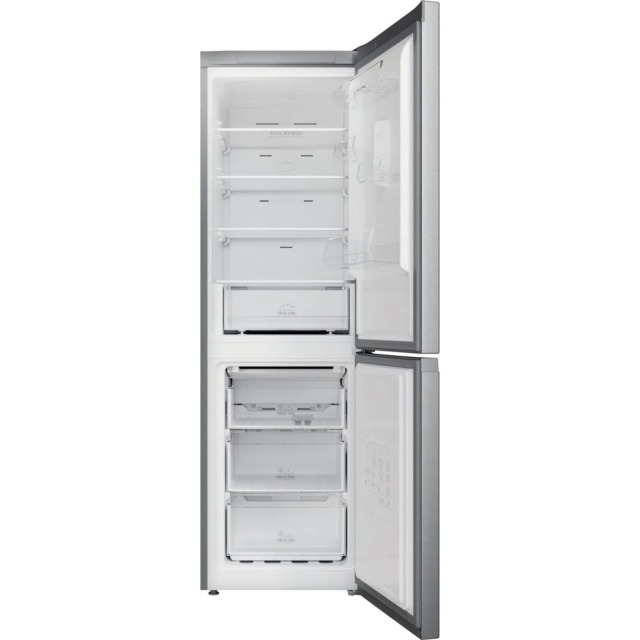Hotpoint H5X82OSX 59.6cm 60/40 Frost Free Fridge Freezer - Saturn Steel