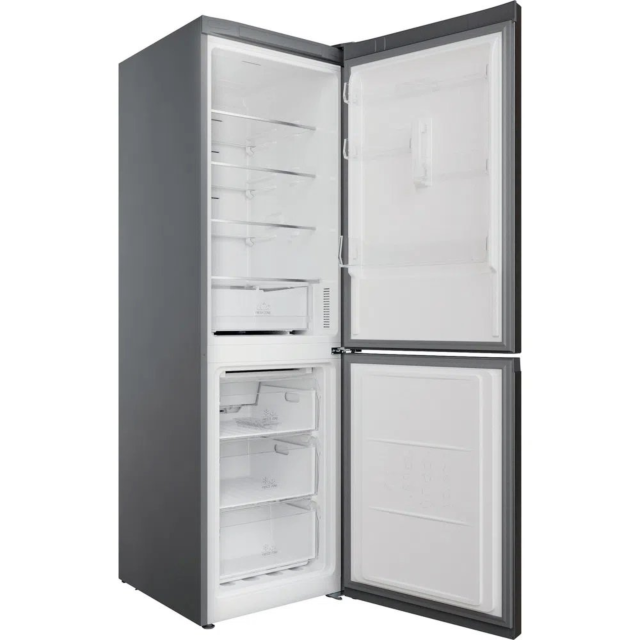 Hotpoint H5X82OSX 59.6cm 60/40 Frost Free Fridge Freezer - Saturn Steel