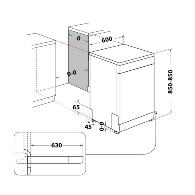 Hotpoint H7FHS41UK Full Size Dishwasher