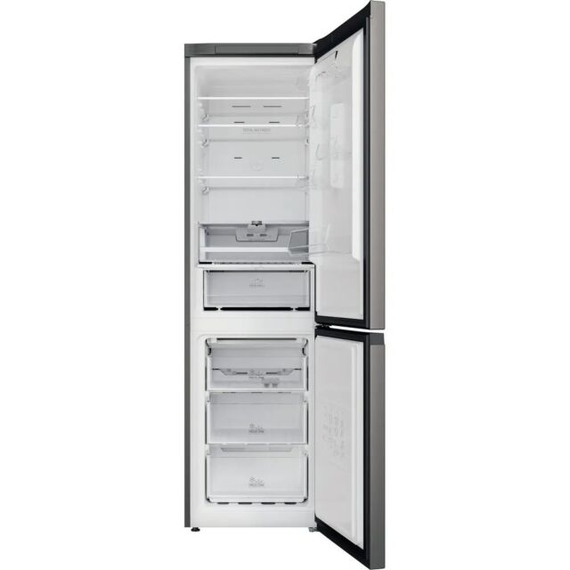 Hotpoint H7X93TSKM 59.6cm 60/40 Total No Frost Fridge Freezer - Silver