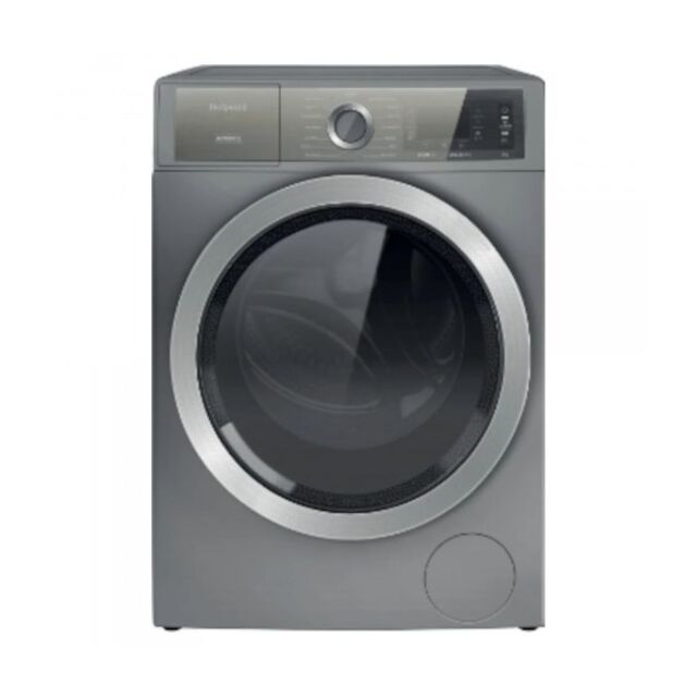 Hotpoint H8W946SBUK 9kg 1400 Spin Washing Machine - Silver