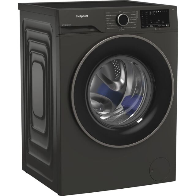 Hotpoint HB93GCAREUK A-30%, 9Kg, 1400 Rpm, Large Black, -, Ds7, Fabric Care, Colorcare, Pet Hair Car