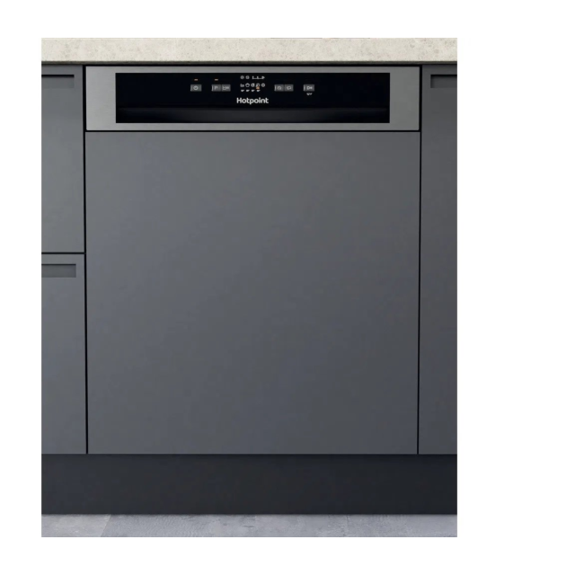 Hotpoint HBC2B19XUKN Semi-Integrated Dishwasher