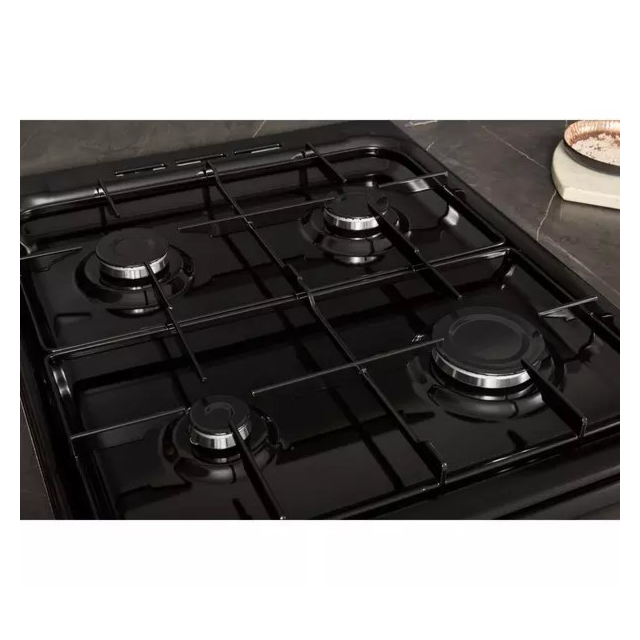 Hotpoint HD5G00KCB 50cm Twin Cavity Gas Cooker - Black