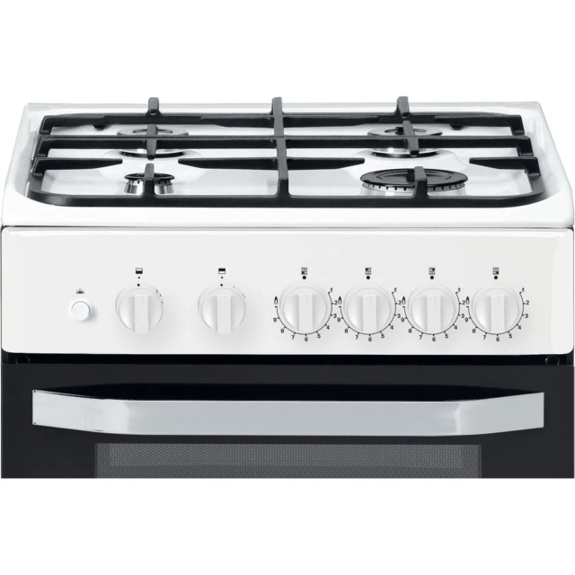 Hotpoint HD5G00KCW 50cm Twin Cavity Gas Cooker - White