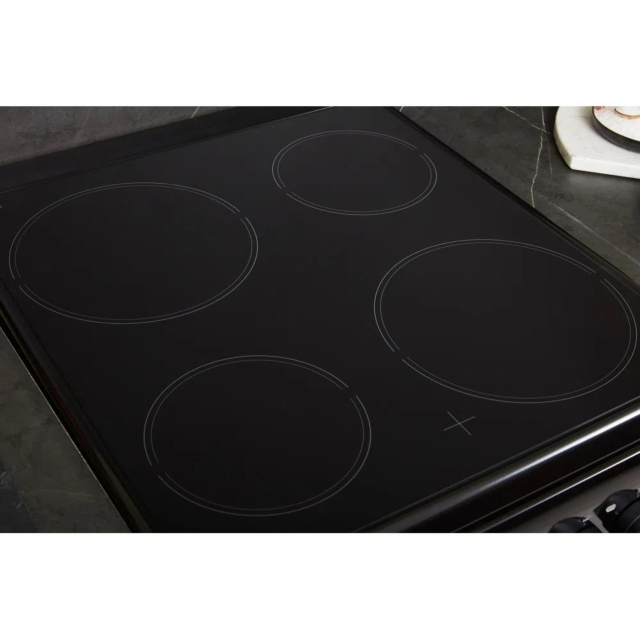 Hotpoint HD5V92KCB 50cm Twin Cavity Electric Cooker - Black