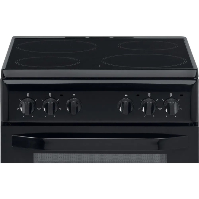 Hotpoint HD5V92KCB 50cm Twin Cavity Electric Cooker - Black
