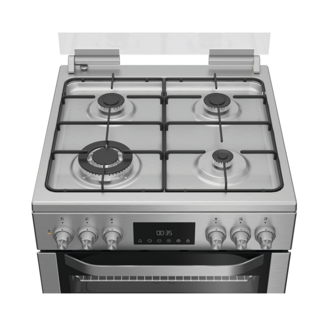 Hotpoint HDD6GDC2WX 60cm Double Oven Electric Cooker