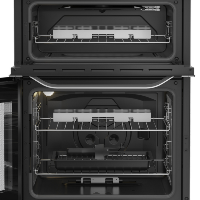 Hotpoint HDG6GDCX 60cm Double Oven Gas Cooker Stainless Steel